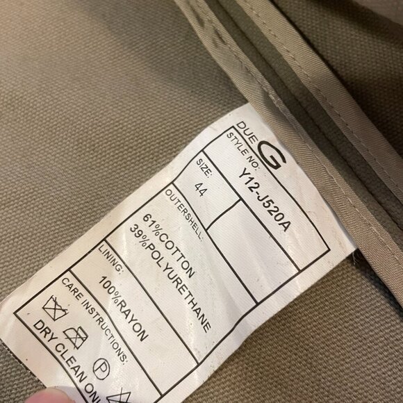 Vintage Due G Collared Coated Canvas Jacket - Picture 9 of 15